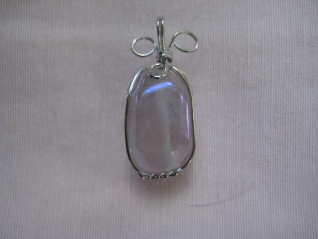 Rainbow Quartz Pendant set in sterling silver 3836